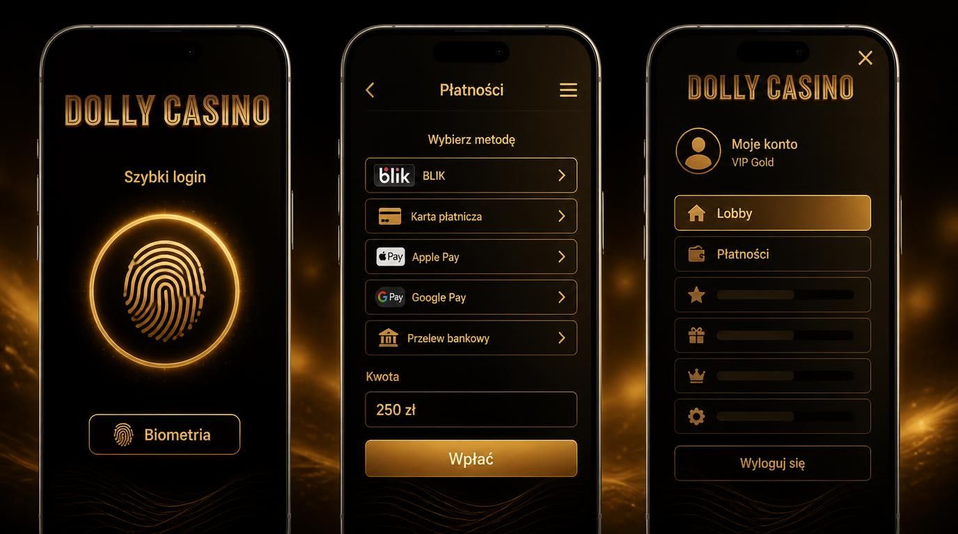 aplikacja vs strona mobilna dolly casino – biometria, lobby i płatności w jednym miejscu